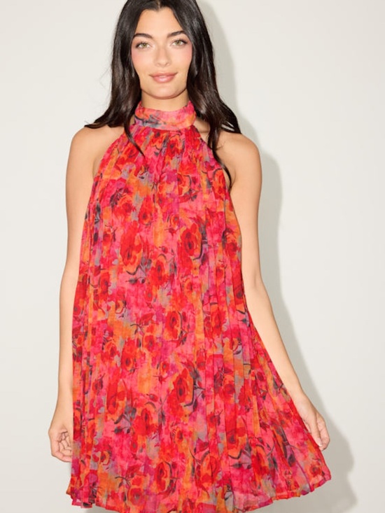 Lulus Dresses & Skirts - Lulus Anne Red Multi Floral Shift Mini Dress - Size XL